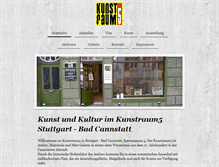 Tablet Screenshot of kunstraum5.com